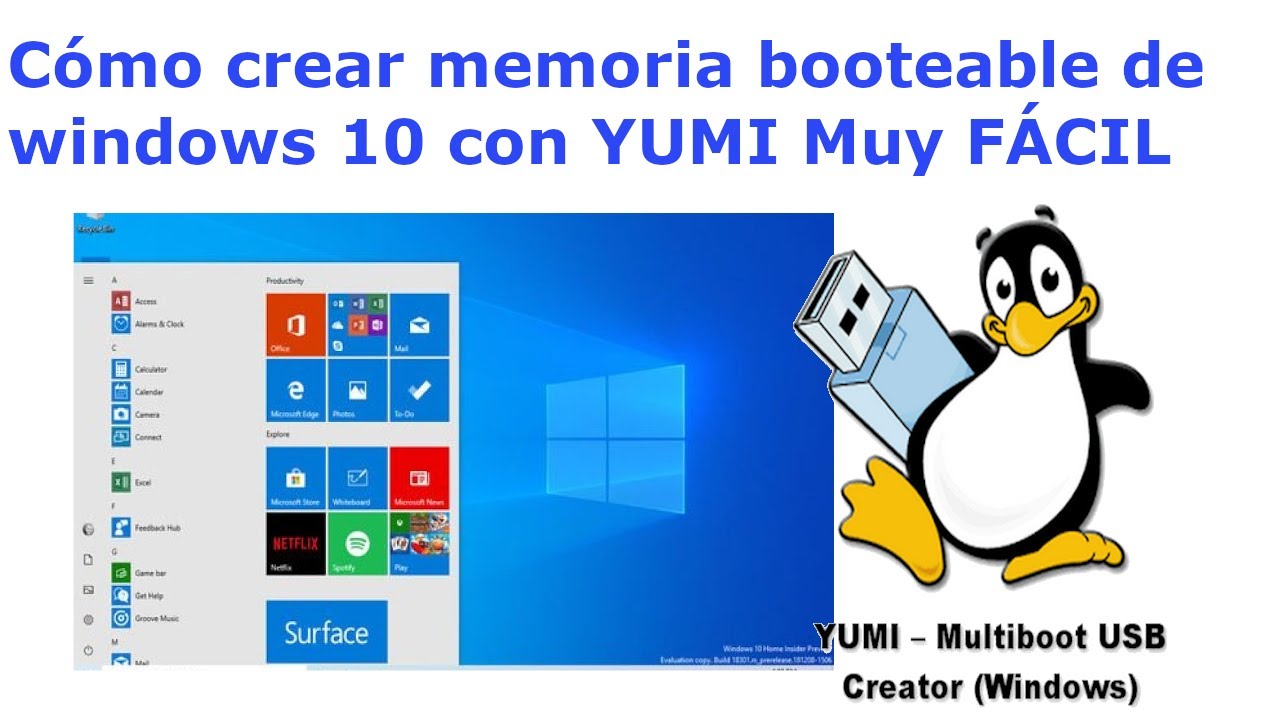 Cómo bootear windows 10 con YUMI muy Fácil 2020 YouTube