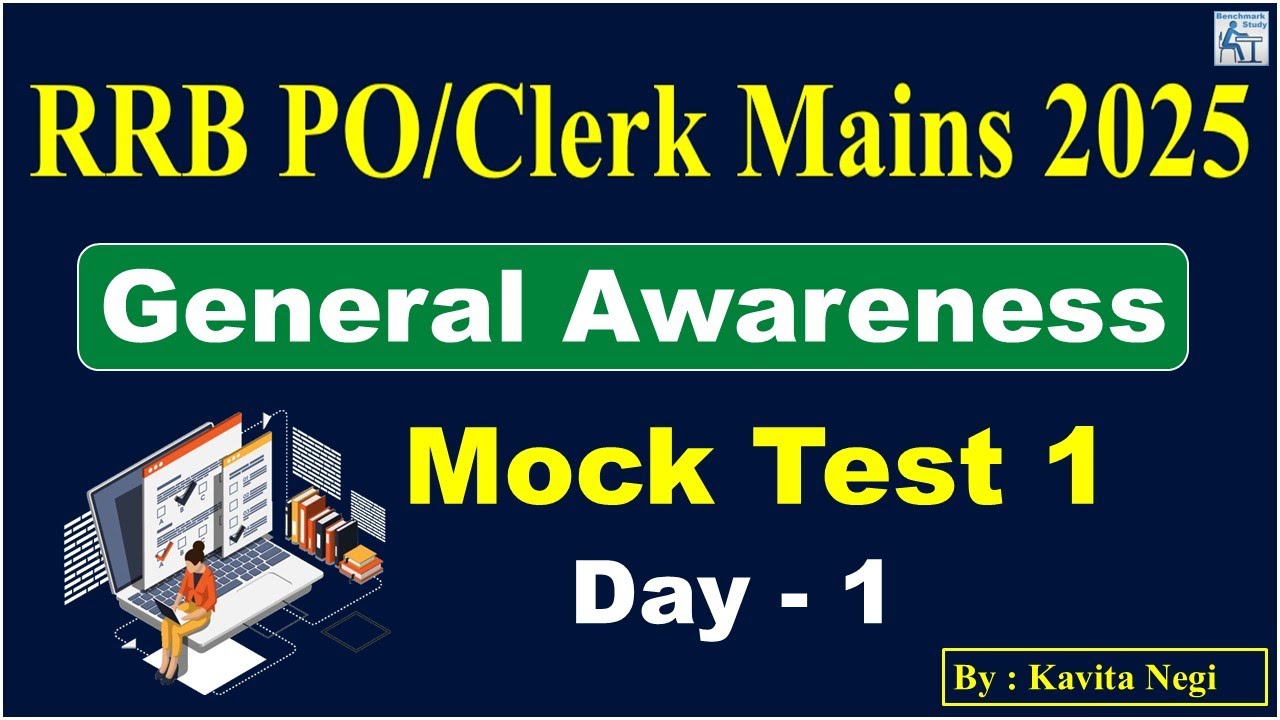 General Awareness Mock Test 1 for RRB PO / Clerk Mains | 2025