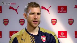 Per Mertesacker speaks about being a leader in the Arsenal dressing room