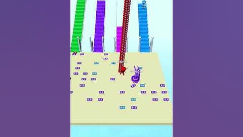 Bridge Race All Levels Gameplay Android,ios Level 730 #shorts