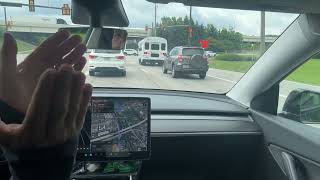 Tesla Model Y drives me to Lowe’s!