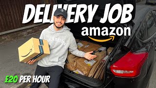 INTERNATIONAL STUDENT Life as an AMAZON DELIVERY DRIVER in ENGLAND, UK  EARN upto £2025 per hour