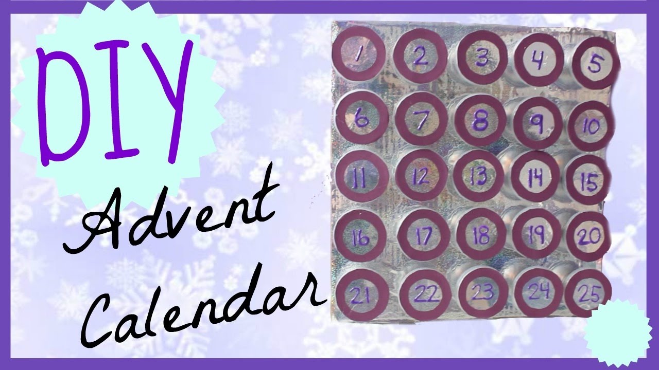 Diy Advent Calendar // Diy Christmas Gifts - Youtube