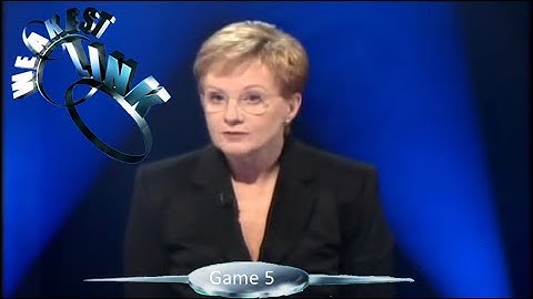 The Weakest Link PS1 Game 5