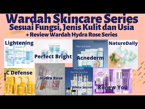 Wardah Skincare Series Sesuai Manfaat, Jenis Kulit, dan Usia || Review Wardah Hydra Rose Series