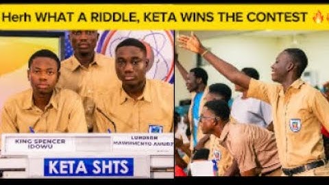 Keta SHTS Cracks the Riddles, Soars to NSMQ Quarter-Finals!