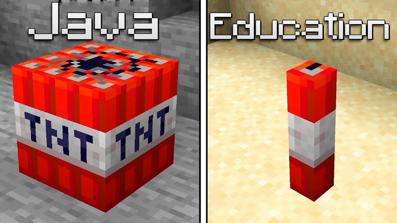 Minecraft Java Vs Education Edition Java vs Education - YouTube