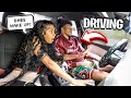 FALLING ASLEEP WHILE DRIVING PRANK ON GIRLFRIEND!!! *BAD IDEA*