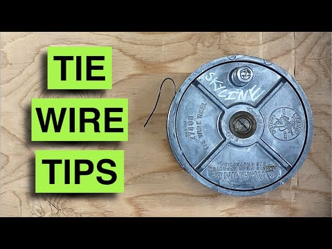 EASIEST way to use tie wire! Klein Tools 27400 Tiewire Reel 