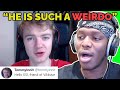 KSI reacts to Tommy and calls him out (full clip)