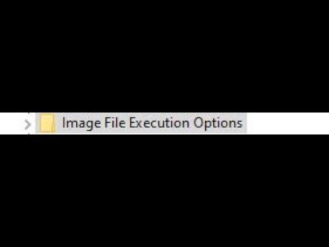 Image File Execution Options, a weird and vulnerable registry key - YouTube