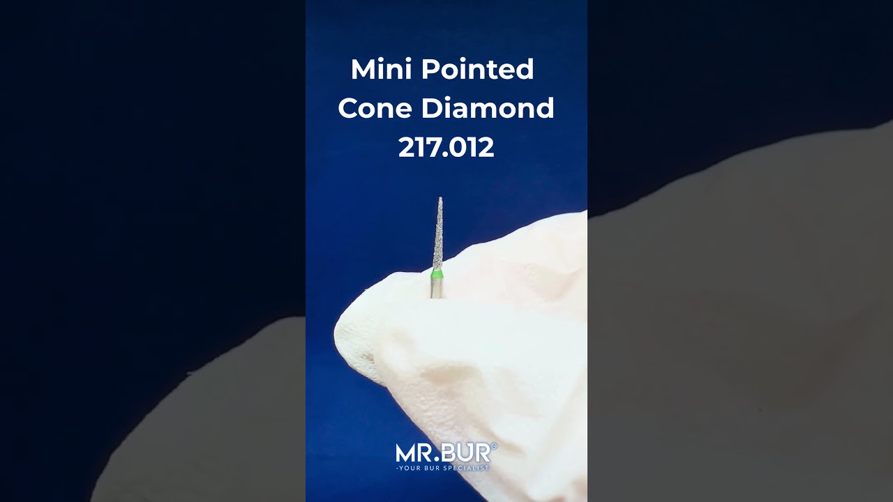Mini Pointed Cone Bur | Diamond Dental Bur