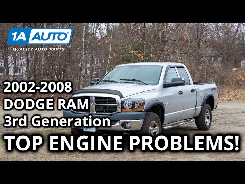 Top Common Engine Problems 2002-08 Dodge Ram Truck