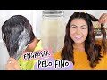 COMO ENGROSAR EL CABELLO EN DIAS  | DE CABELLO FINO A GRUESO CON SOLO 3 INGREDIENTES.