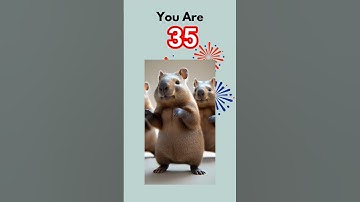 You Are 35 Hooray! Happy 35th Birthday 🎂  Find Your Age & Share a Birthday Song.