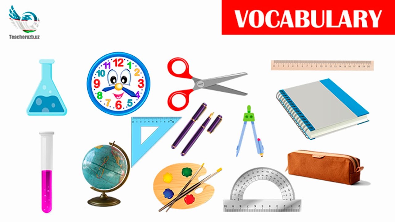 VOCABULARY SCHOOL EQUIPMENTS YouTube