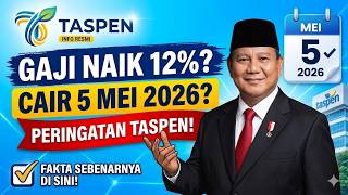 Gaji Pensiunan Naik 12% Cair 5 Mei 2026? Ini Penjelasan Resmi Taspen!