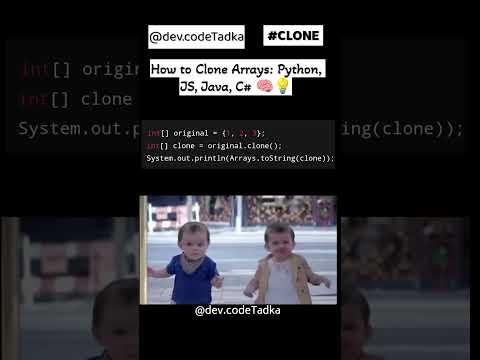 Clone Arrays in