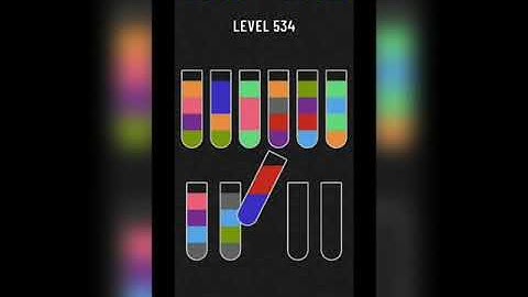 Water sort puzzle level 534