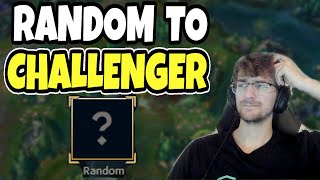 Picking Random every game till I'm Challenger - Random to Challenger EP. 1