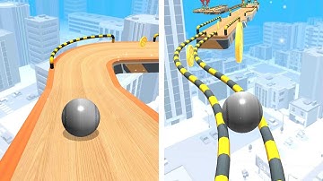 Sky Rolling Going Balls — All Levels Mobile Gameplay Walkthrough Android iOS part 4