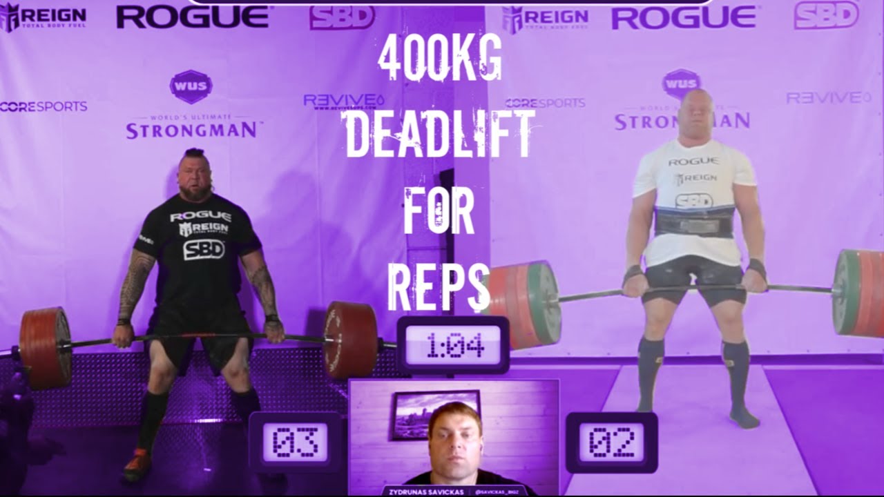 Rauno Heinla Takes the Win in the 400KG Deadlift For Reps