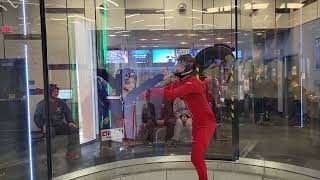 Jemma 6 years old Indoor Skydiving High Flight at iFly