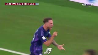 GOAL! Argentina 1 0 Poland McAllister