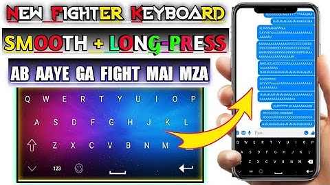 Fighter keyboard 2022 // New fb 2022 fighter keyboard // Fast typing keyboard 2022  #fbtricks
