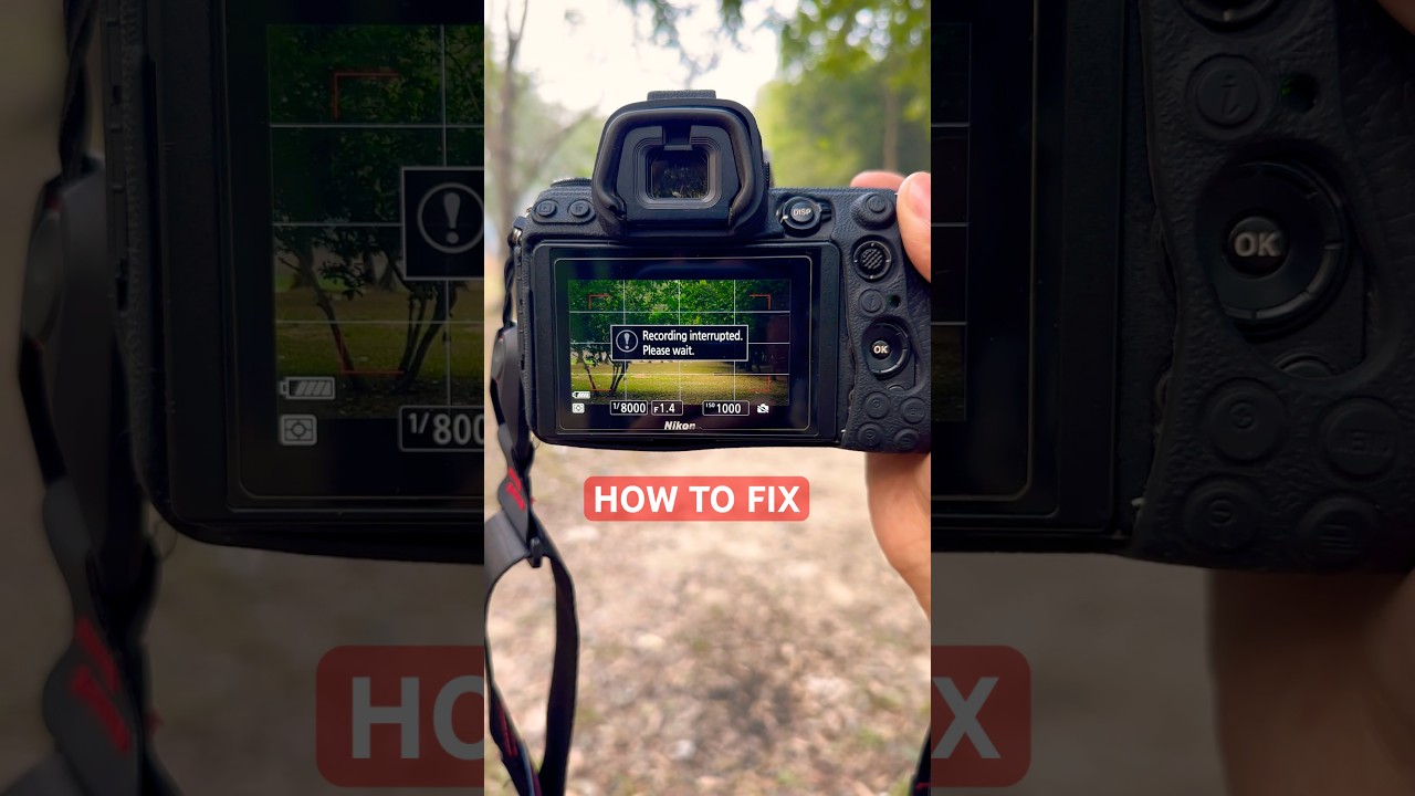 Recording interruption problem camera #photography #camera #problem #youtubeshorts #viralvideo #fyp
