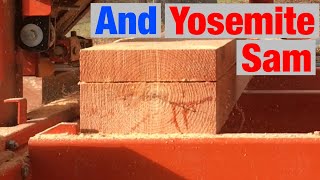 Milling Out Cracks & Ring Shake w Woodmizer LT15 Sawmill