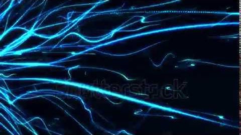 DAVE FX - Blue Wavy Neon Lines Loopable Abstract Motion Background