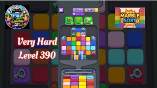 Level 390 - How to Beat Marble Sort Very Hard Level 390! Step-by-Step Walkthrough! #marblesort 