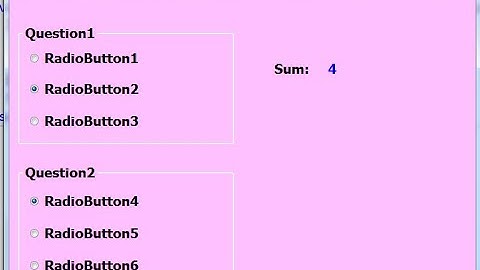 Visual Basic.net: How to get the sum of checked RadioButton Values