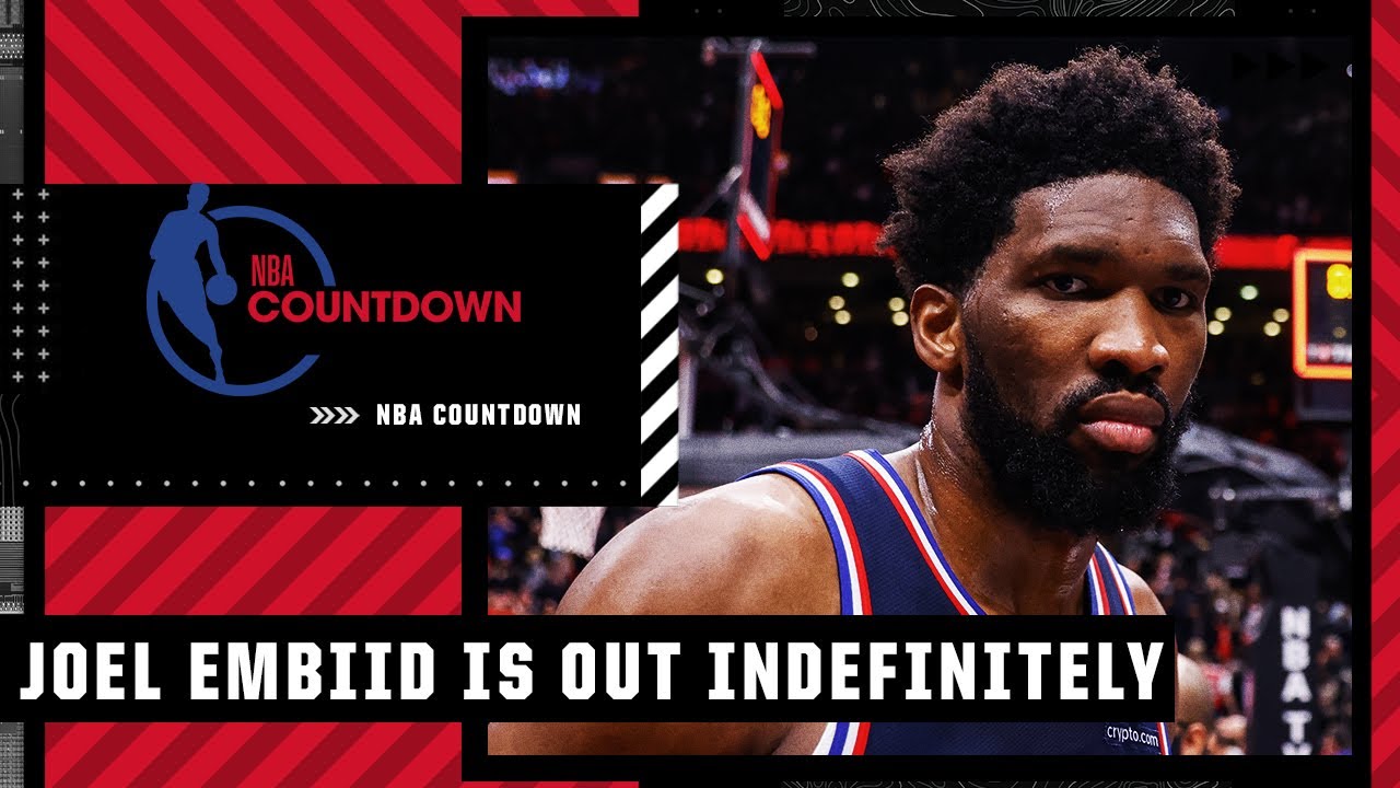 Joel Embiid OUT INDEFINITELY with orbital fracture | NBA Countdown