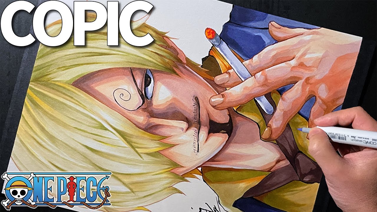 [ ONE PIECE ] サンジ 描いてみた Vinsmoke Sanji Drawing [ ワンピース ][ ONEPIECE ]