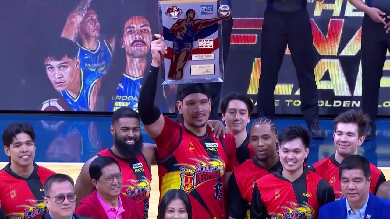 June Mar Fajardo CLAIMS 13TH BEST PLAYER OF THE CONFERENCE AWARD | PBA Season 50 Philippine Cup