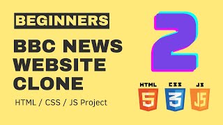 CSS Project:Creating Second Menu of the BBC NEWS Website Clone[Part-2]
