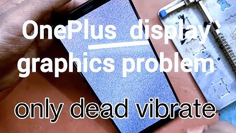 OnePlus 5t display graphics problem