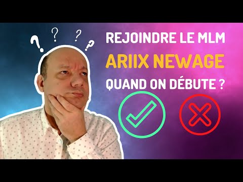 Avis Ariix : Venir chez NewAge quand on débute en MLM.