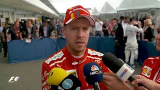 F1 2017 Japanese GP | Sebastian Vettel Post Qualifying Interview