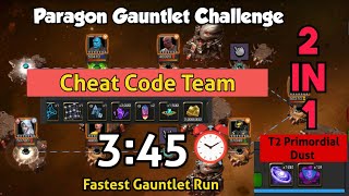 3:45 ⏰️ Fastest Gauntlet Run 2 in 1 | Paragauntlet Cheat Code Team | Itemless/No Revives | #Xmagica screenshot 3