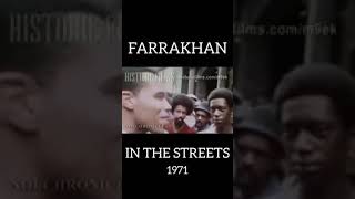 A Young Minister Louis Farrakhan In The Streets With Our People
