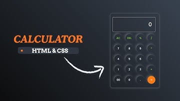 How to Make a Calculator using HTML and CSS – Beginner Tutorial
