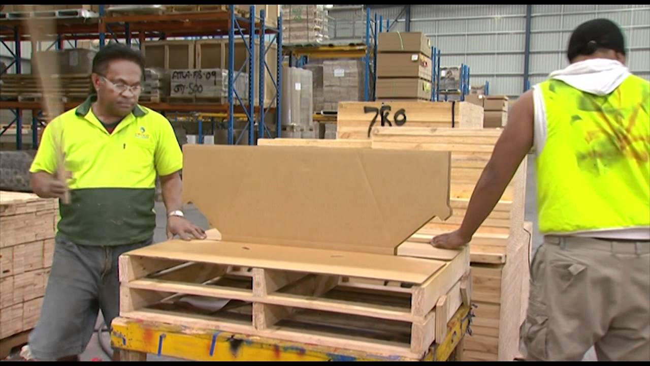 Cardboard Pallets In Sydney Check Out These Combination Cardboard And Timber Pallets YouTube