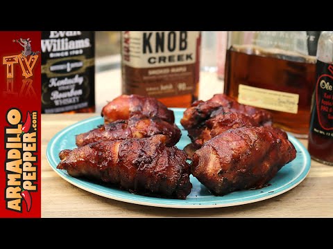 Smoked Chicken Thighs in Masterbuilt Smoker with Apple-Bourbon Glaze