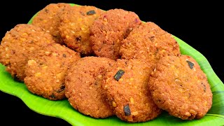 அறுசுவையும் நாக்கில் நிற்கும் மொறு மொறு தவலை வடை | #vadai  | Thavala vadai Recipe in Tamil