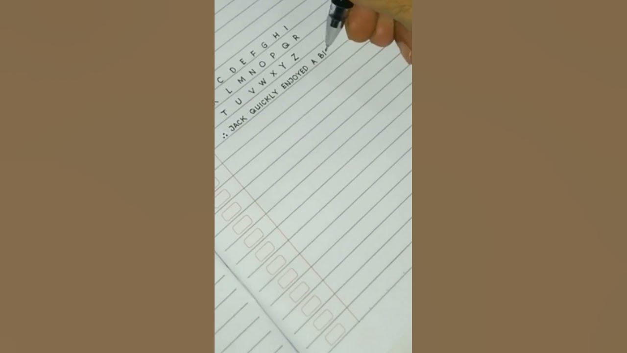 How to write neatly and improve handwriting shorts youtubeshorts
