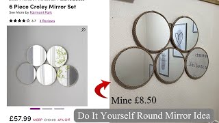 Do it Yourself Round Mirror Ideas | Wall Decals |