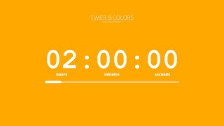 Famous โฑ 2 Hour Timer / Orange Screen ๐ / Countdown + Progres Bar Net Worth